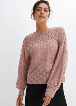 Sale Jersey de punto ajour Mujer Jerséis|Ropa De Punto