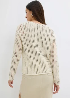 Outlet Jersey de punto ajour Mujer Jerséis|Ropa De Punto