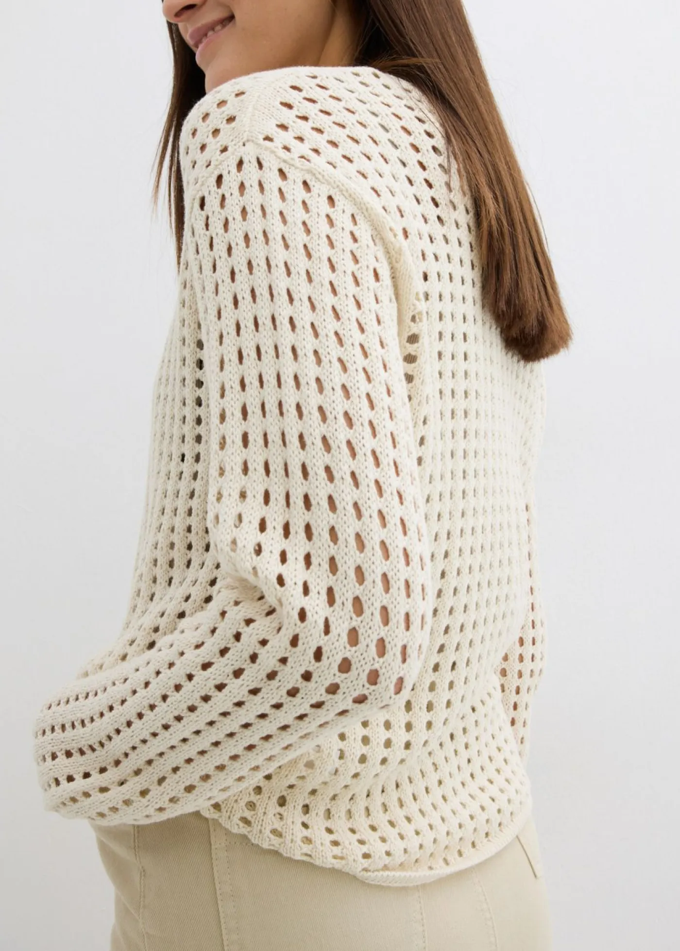 Outlet Jersey de punto ajour Mujer Jerséis|Ropa De Punto