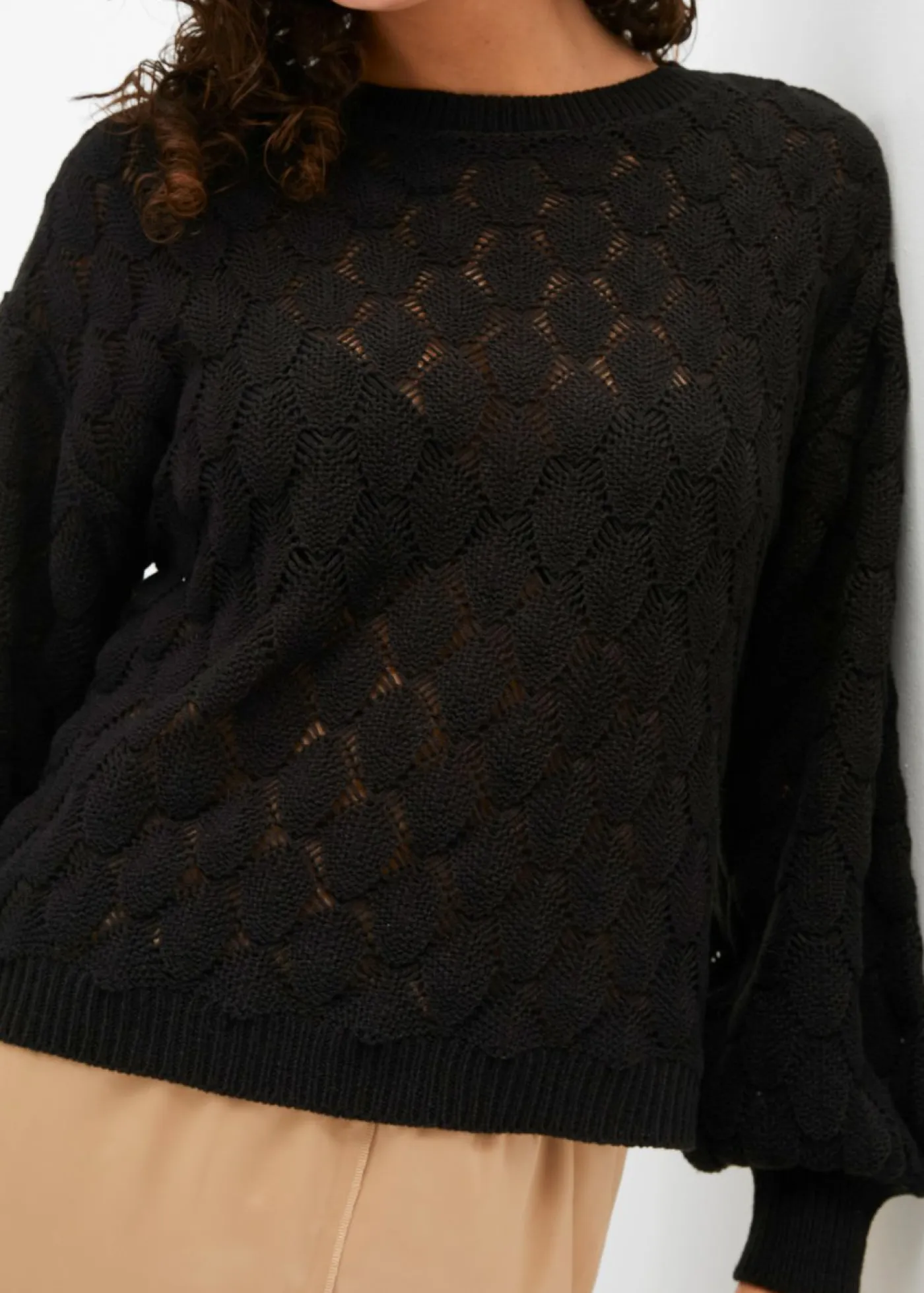 Jersey de punto ajour Mujer Jerséis|Ropa De Punto