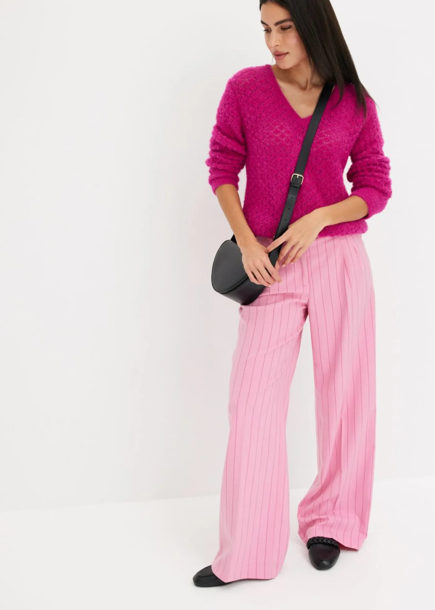Best Jersey de punto ajour con hilo suave Mujer Jerséis|Ropa De Punto