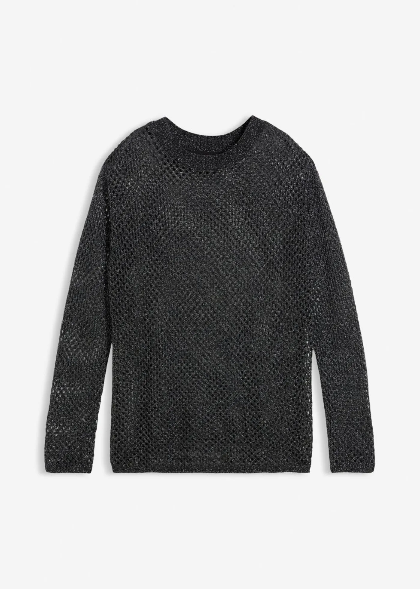 Best Jersey de punto ajour con hilo brillante Mujer Jerséis|Ropa De Punto