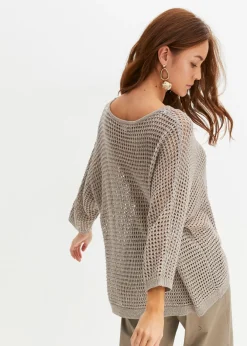 Best Jersey de punto ajour de mezcla de viscosa Mujer Novedades|Jerséis