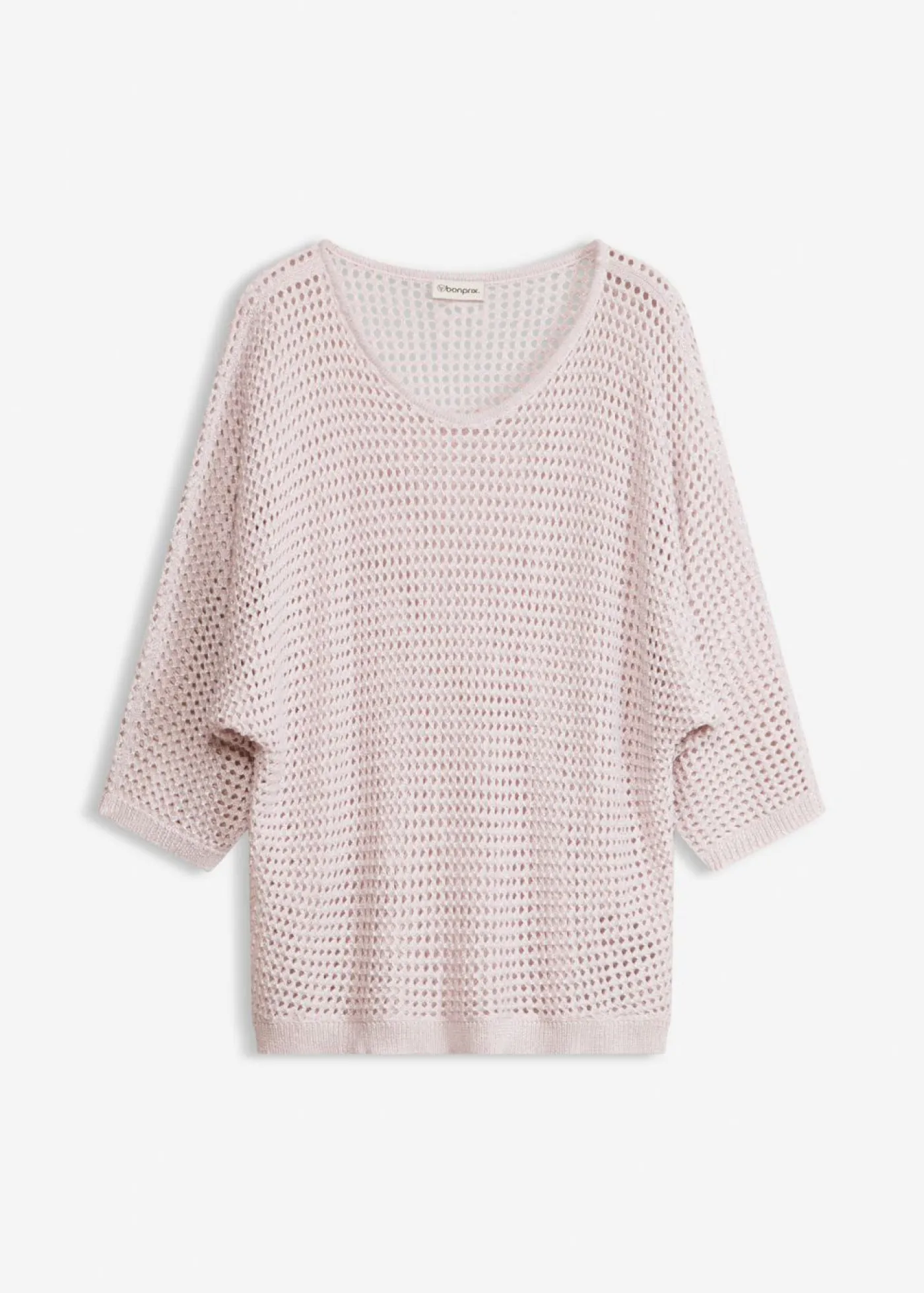 Jersey de punto ajour de mezcla de viscosa Mujer Jerséis|Novedades