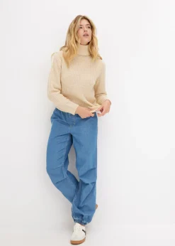 Online Jersey de punto con cuello vuelto Mujer Jerséis|Ropa De Punto