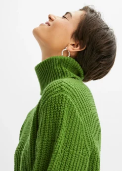 Outlet Jersey de punto con cuello vuelto Mujer Jerséis|Ropa De Punto