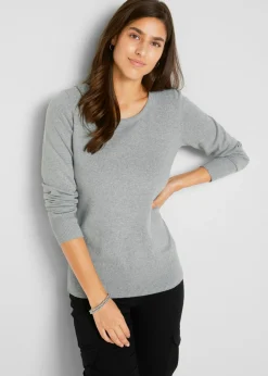 Clearance Jersey de punto fino Mujer Básicos|Jerséis