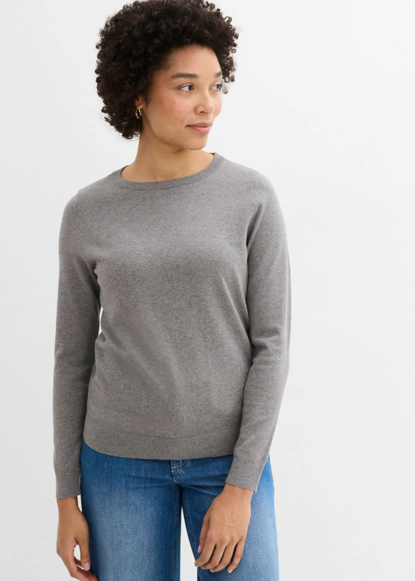 Jersey de punto fino Mujer Básicos|Jerséis