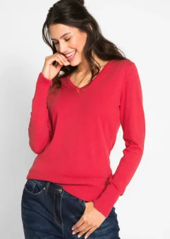 Online Jersey de punto fino Mujer Básicos|Jerséis