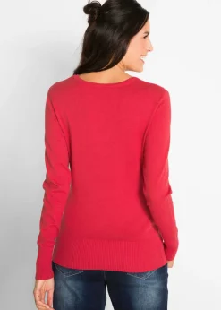 Online Jersey de punto fino Mujer Básicos|Jerséis