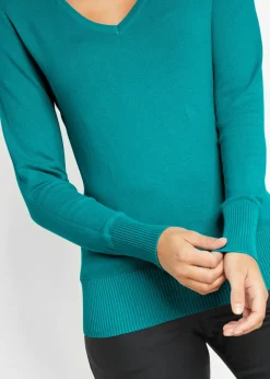 Clearance Jersey de punto fino Mujer Básicos|Jerséis