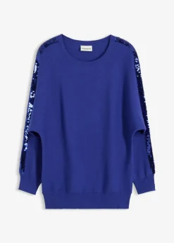 Outlet Jersey de punto fino con lentejuelas Mujer Jerséis|Ropa De Punto