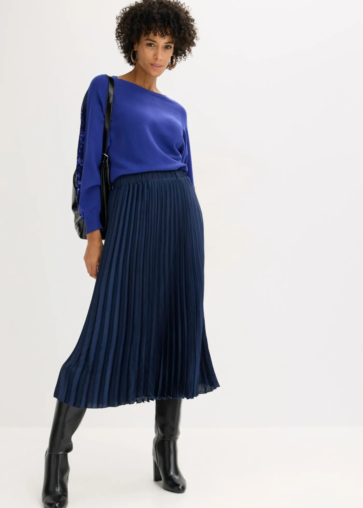 Outlet Jersey de punto fino con lentejuelas Mujer Jerséis|Ropa De Punto