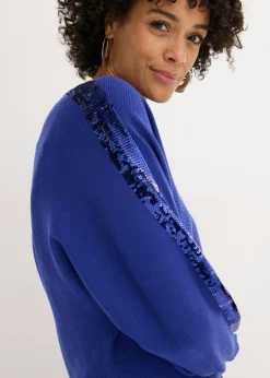 Outlet Jersey de punto fino con lentejuelas Mujer Jerséis|Ropa De Punto