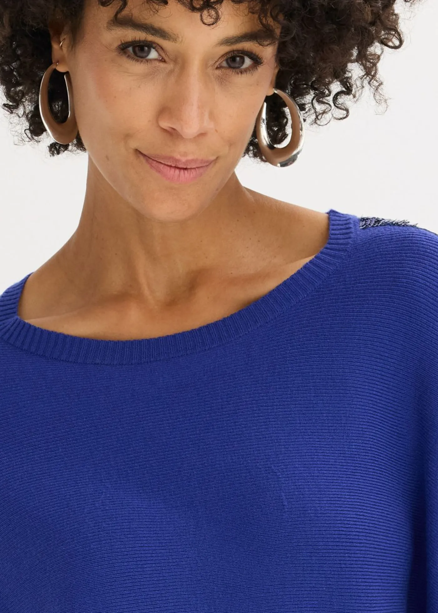 Outlet Jersey de punto fino con lentejuelas Mujer Jerséis|Ropa De Punto
