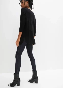 Clearance Jersey de punto fino con mangas 3/4 Mujer Jerséis|Ropa De Punto
