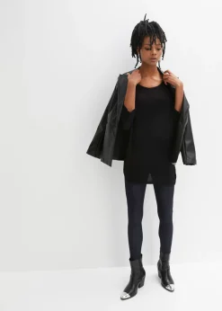 Clearance Jersey de punto fino con mangas 3/4 Mujer Jerséis|Ropa De Punto