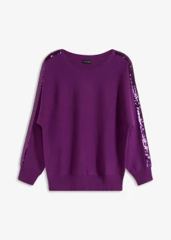 Discount Jersey de punto fino con lentejuelas Mujer Jerséis|Ropa De Punto