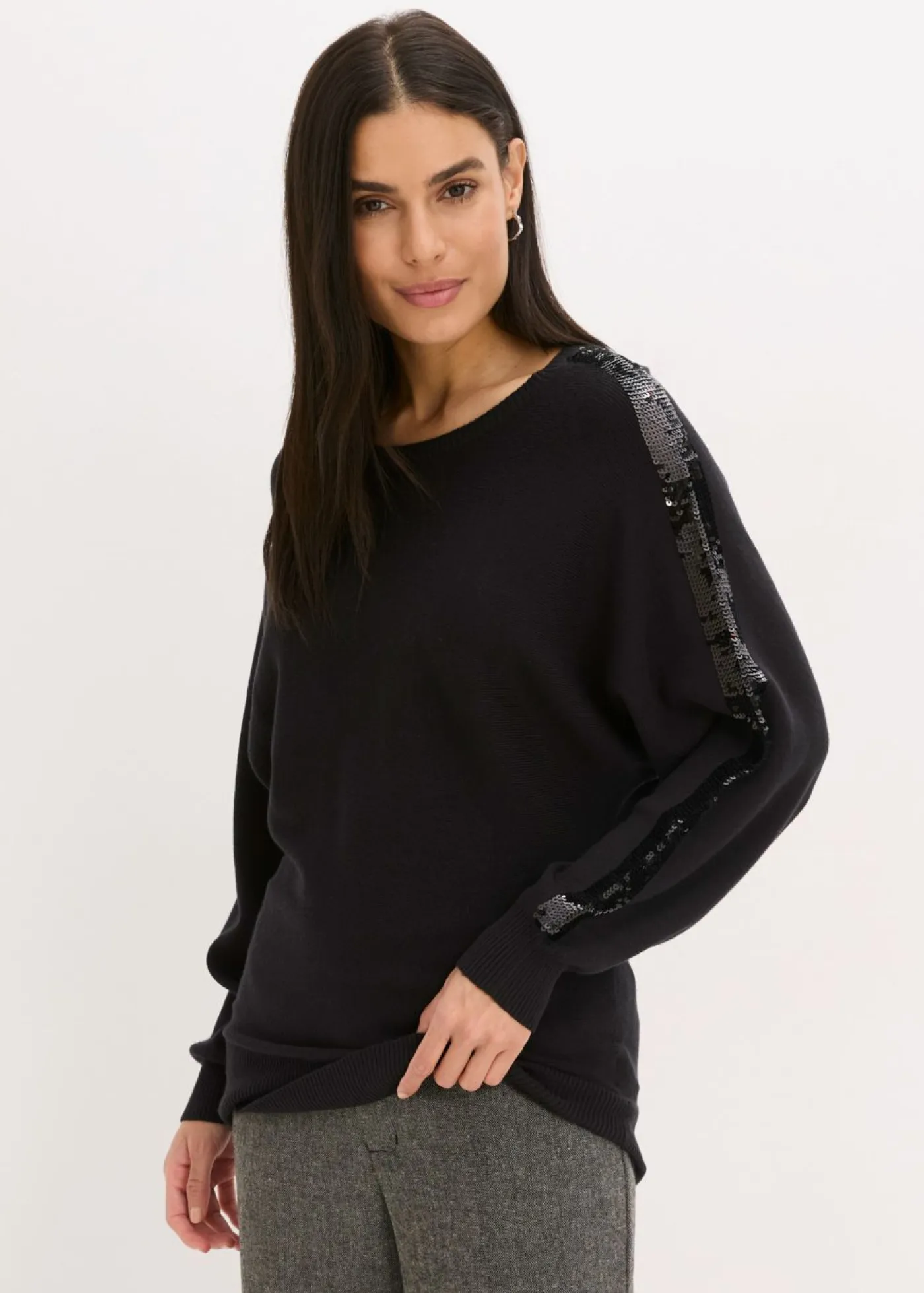 Best Jersey de punto fino con lentejuelas Mujer Jerséis|Ropa De Punto
