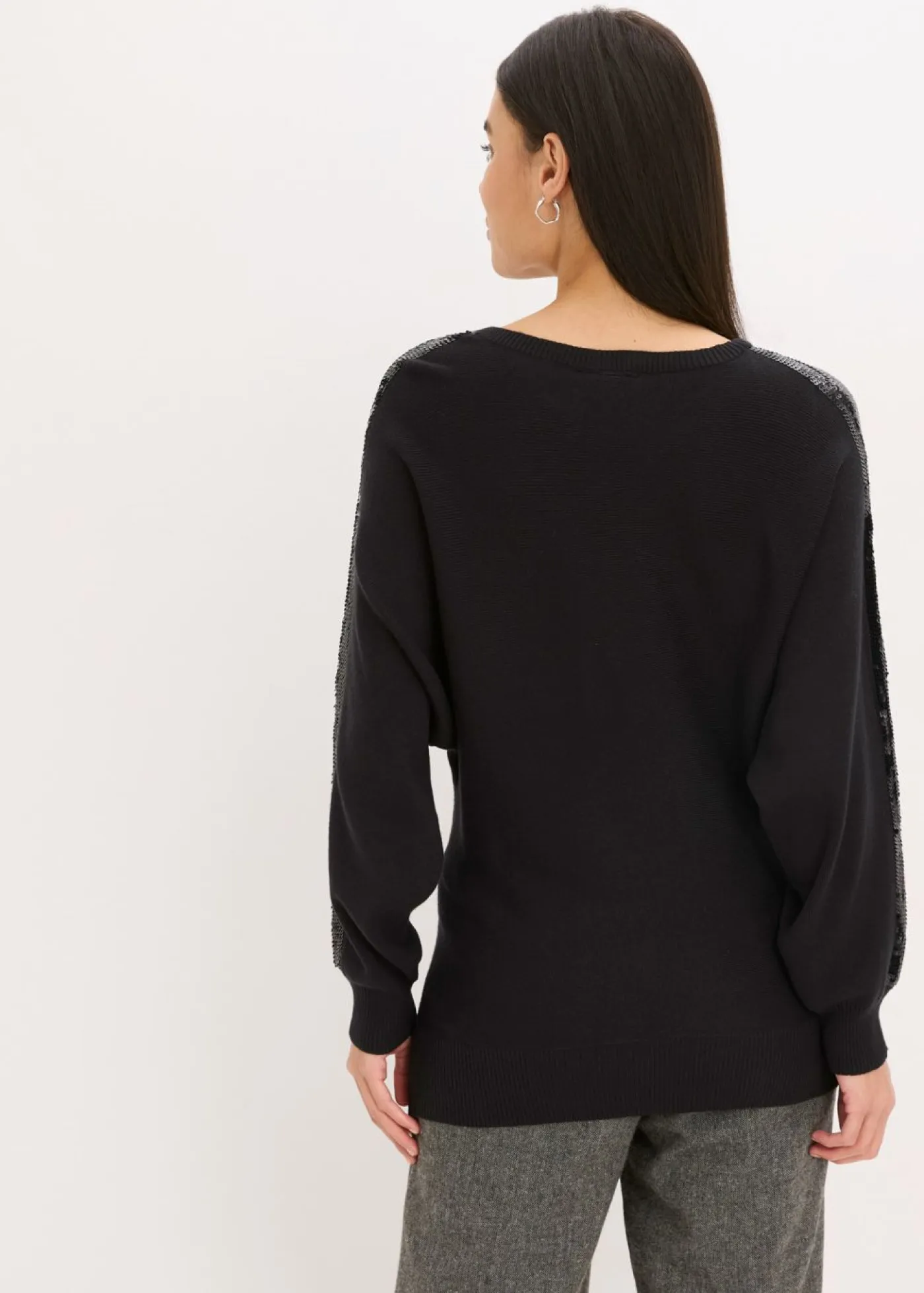 Best Jersey de punto fino con lentejuelas Mujer Jerséis|Ropa De Punto