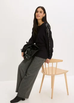 Best Jersey de punto fino con lentejuelas Mujer Jerséis|Ropa De Punto
