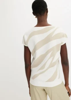 Clearance Jersey de punto fino con hilo brillante Mujer Jerséis|Ropa De Punto