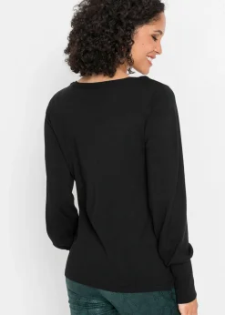 Discount Jersey de punto fino con viscosa sostenible Mujer Básicos|Jerséis