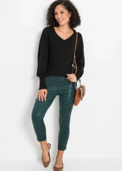 Discount Jersey de punto fino con viscosa sostenible Mujer Básicos|Jerséis