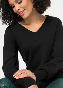 Discount Jersey de punto fino con viscosa sostenible Mujer Básicos|Jerséis