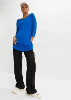 Clearance Jersey de punto fino con mangas 3/4 Mujer Jerséis|Ropa De Punto