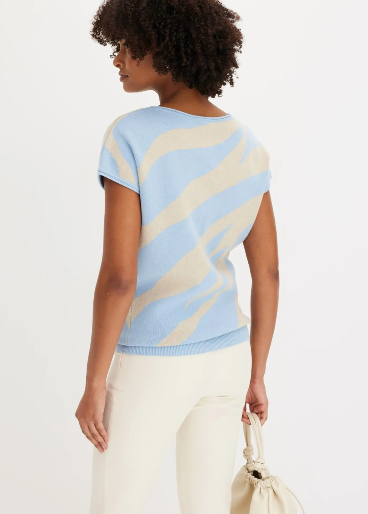Hot Jersey de punto fino con hilo brillante Mujer Jerséis|Ropa De Punto