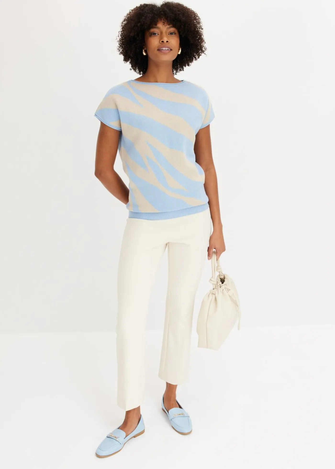 Hot Jersey de punto fino con hilo brillante Mujer Jerséis|Ropa De Punto