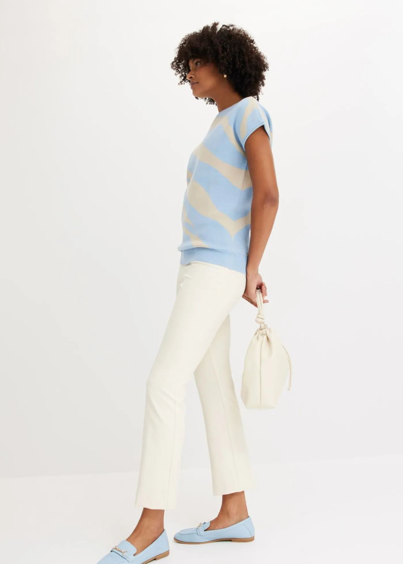 Hot Jersey de punto fino con hilo brillante Mujer Jerséis|Ropa De Punto
