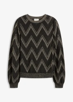 Best Jersey de punto fino con efecto brillante Mujer Jerséis|Ropa De Punto