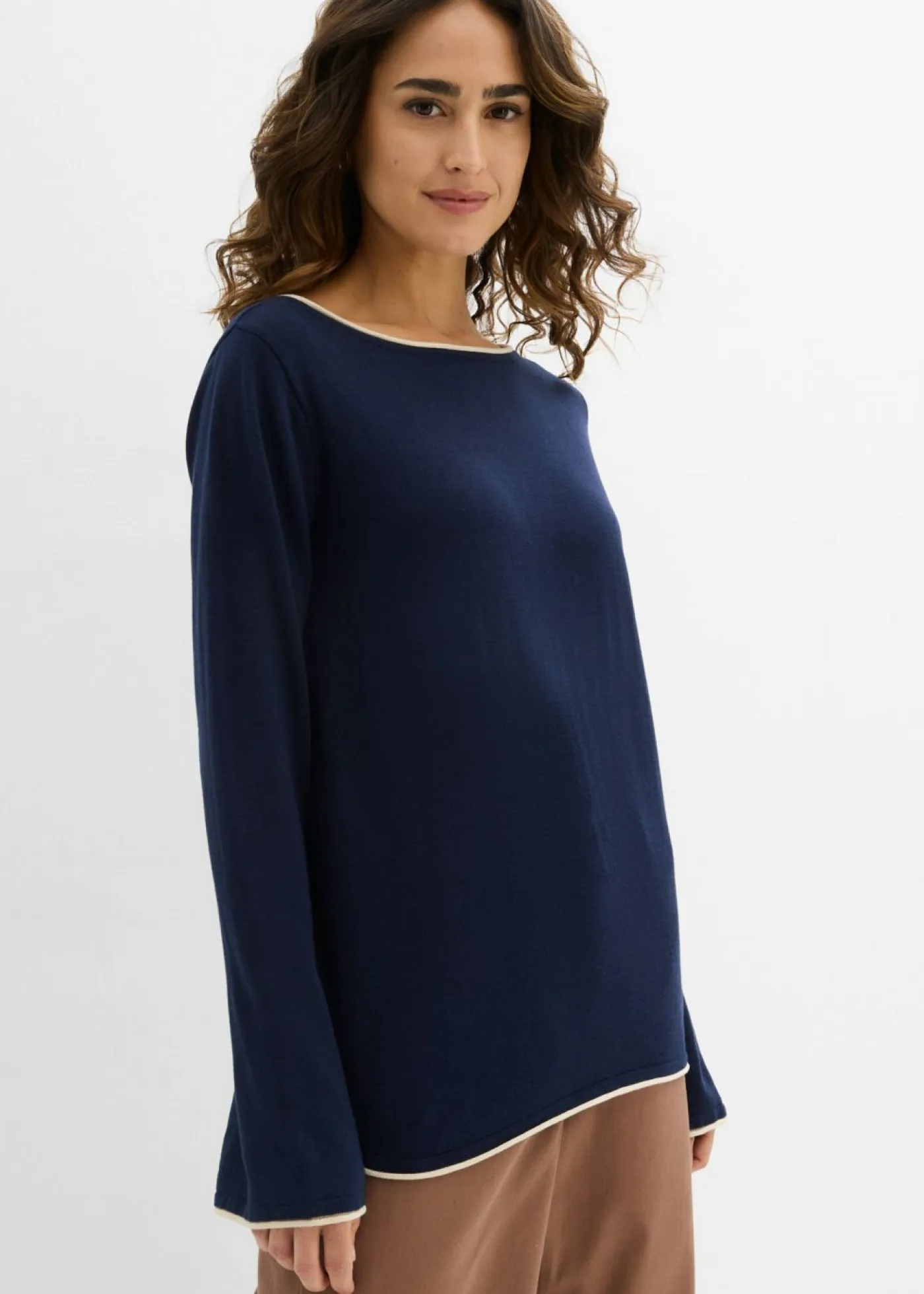 Best Jersey de punto fino de mezcla de algodón Mujer Jerséis|Ropa De Punto