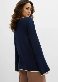 Best Jersey de punto fino de mezcla de algodón Mujer Jerséis|Ropa De Punto