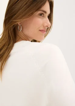 Hot Jersey de punto fino de mezcla de viscosa fluida Mujer Jerséis|Ropa De Punto