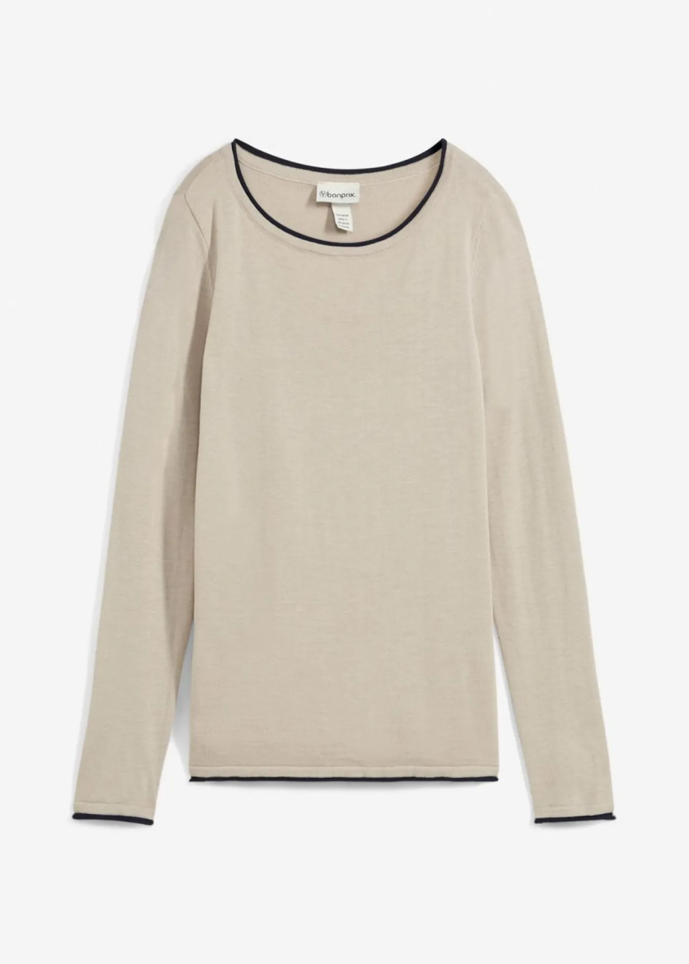 Sale Jersey de punto fino de mezcla de algodón Mujer Jerséis|Ropa De Punto
