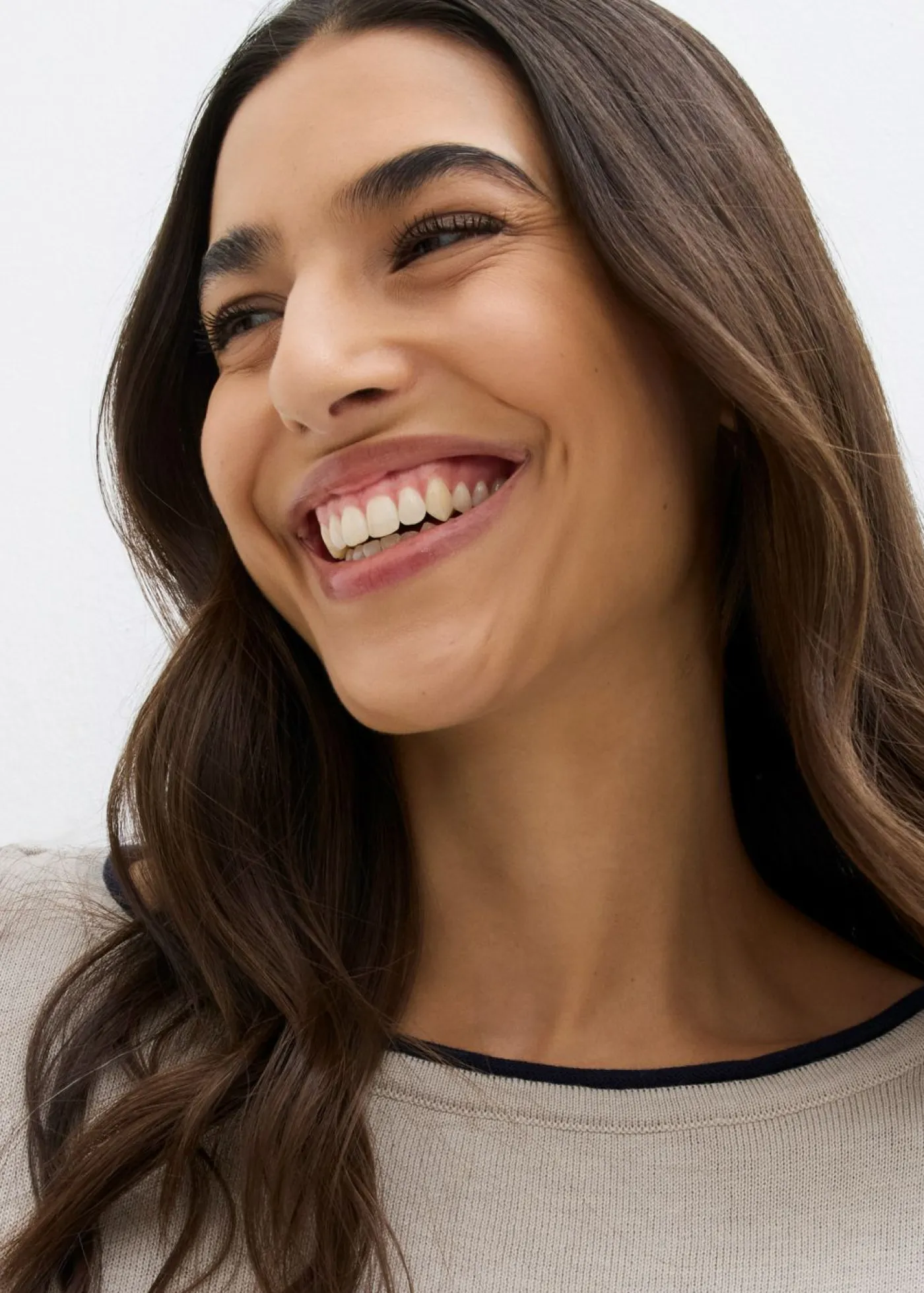 Sale Jersey de punto fino de mezcla de algodón Mujer Jerséis|Ropa De Punto