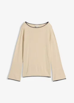 Online Jersey de punto fino de mezcla de algodón Mujer Jerséis|Ropa De Punto