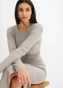 Jersey de punto fino de mezcla de viscosa suave Mujer Jerséis|Ropa De Punto