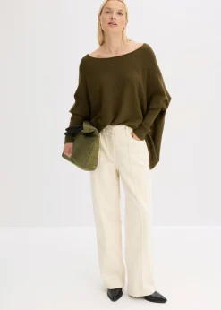Discount Jersey de punto fino de mezcla de viscosa Mujer Jerséis|Ropa De Punto