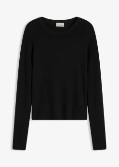 Hot Jersey de punto fino de mezcla de viscosa suave Mujer Jerséis|Ropa De Punto