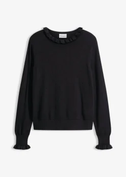 Hot Jersey de punto fino en mezcla de viscosa Mujer Jerséis|Ropa De Punto
