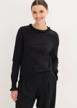 Hot Jersey de punto fino en mezcla de viscosa Mujer Jerséis|Ropa De Punto