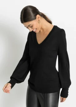 Hot Jersey de punto fino en mezcla de viscosa Mujer Jerséis|Ropa De Punto