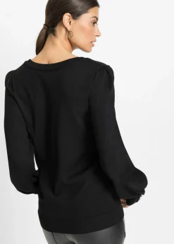 Hot Jersey de punto fino en mezcla de viscosa Mujer Jerséis|Ropa De Punto