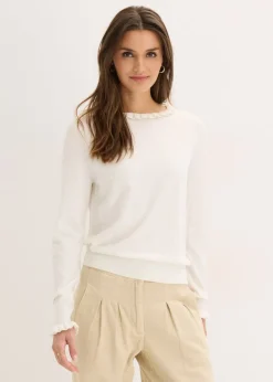 Sale Jersey de punto fino en mezcla de viscosa Mujer Jerséis|Ropa De Punto