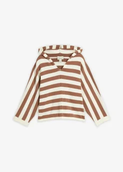 Sale Jersey de punto fino oversize de mezcla de algodón Mujer Jerséis|Ropa De Punto
