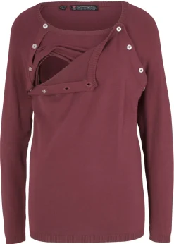 Discount Jersey de punto fino para premamá y lactancia 2 en 1 Mujer Premamá